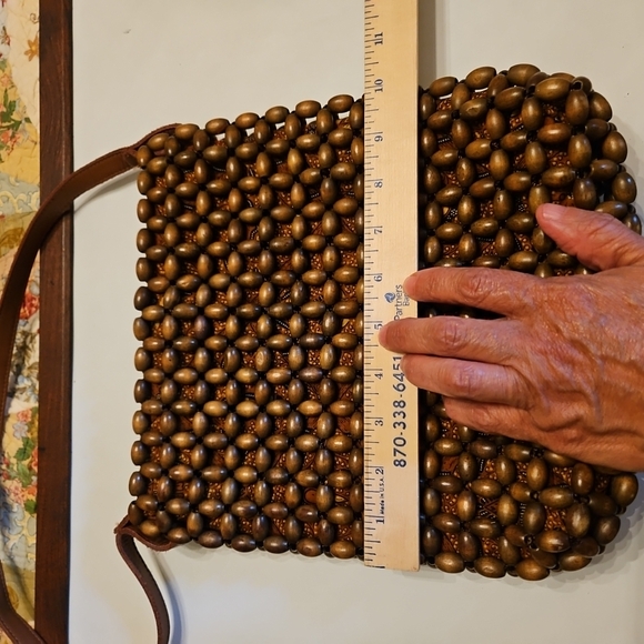 The Sak Brown Beaded Crossbody Bag - Picture 7 of 9